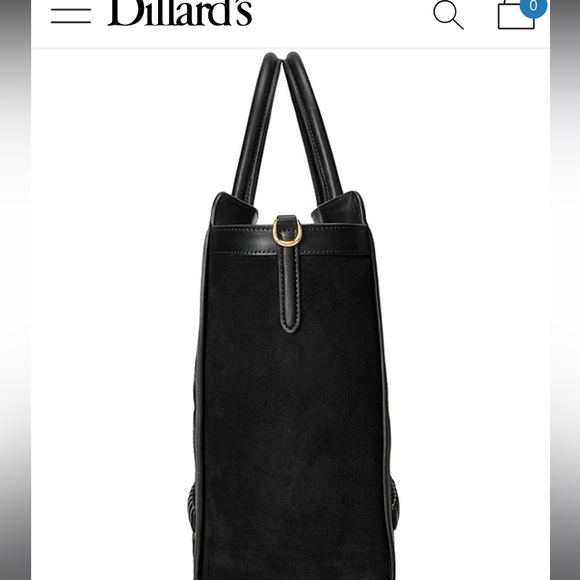 NWT Lauren Ralph Lauren
Tyler 34 Fair Isle Suede Large Tote Bag - Picture 4 of 7